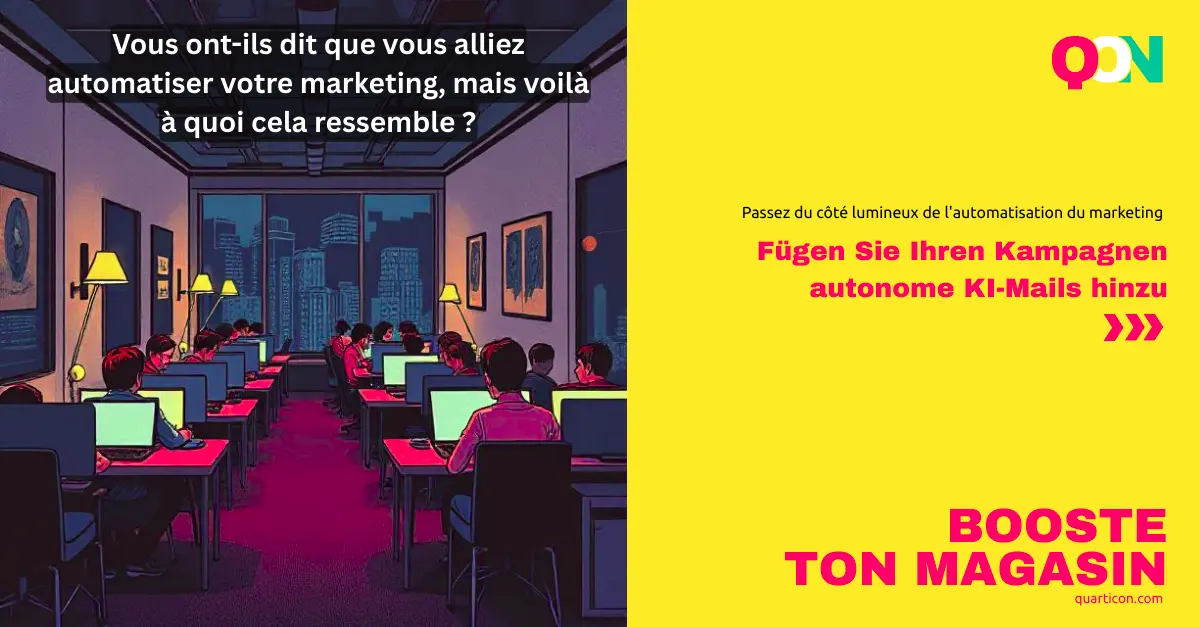 Les e-mails promotionnels (personnalisés) simplifiés