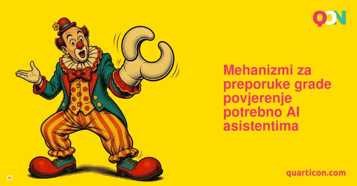 Mehanizmi za preporuke grade povjerenje potrebno AI asistentima