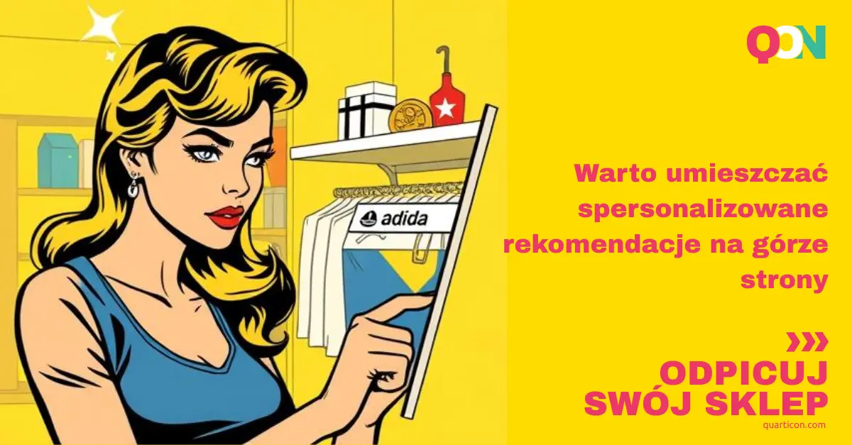 Warto umieszczać spersonalizowane rekomendacje na górze