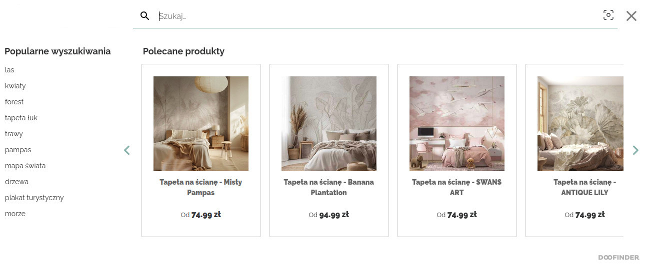 Jak usunąć Powered by Doofinder z wyszukiwarki?