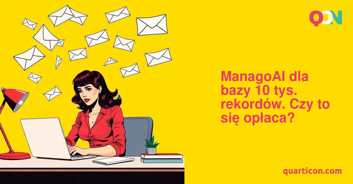 ManagoAI dla bazy 10 tys. rekordów. Czy to się opłaca?
